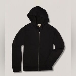 Brand new Pact Men's Black Courtside Zip Hoodie - black